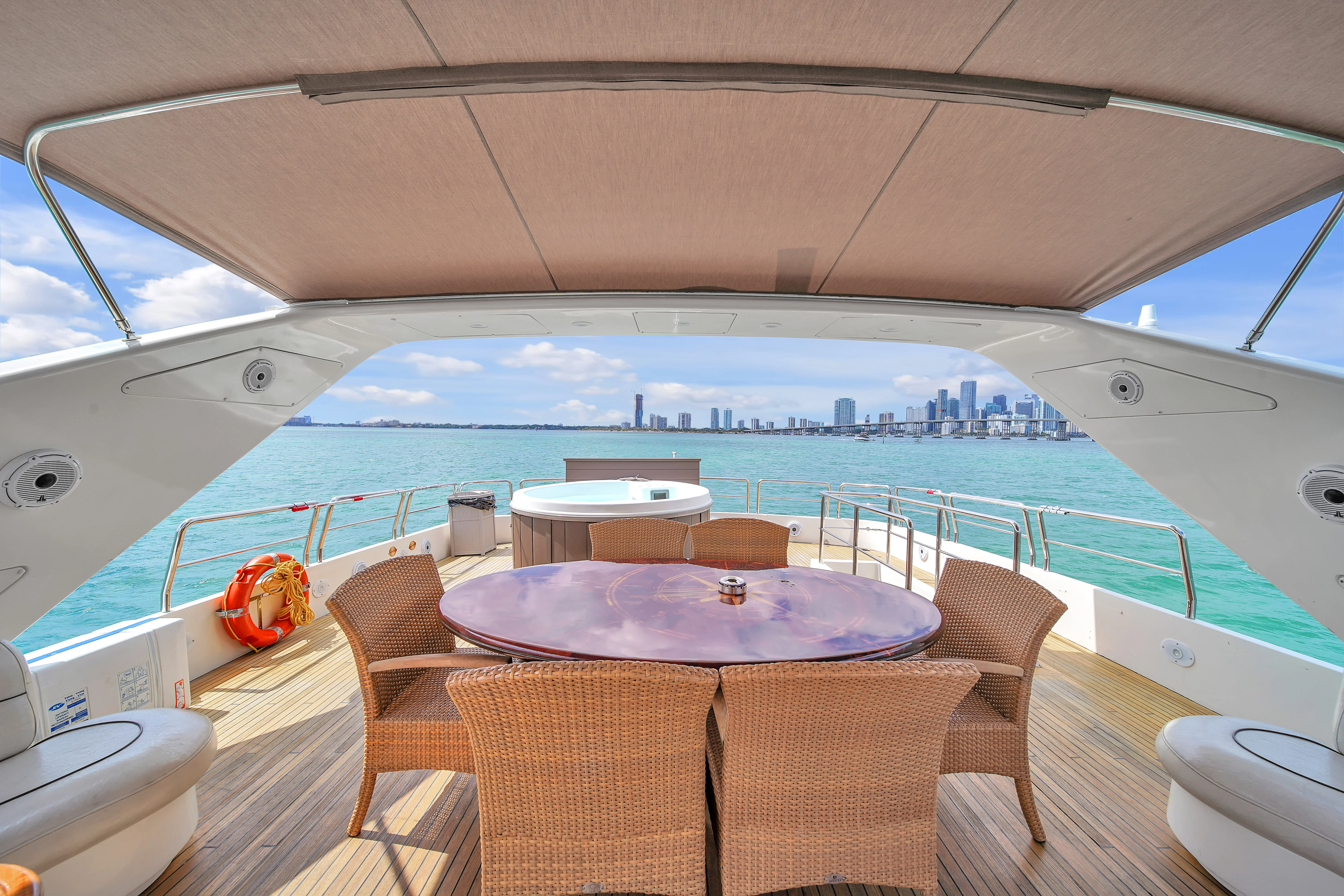 105ft Azimut Daniela galley detail